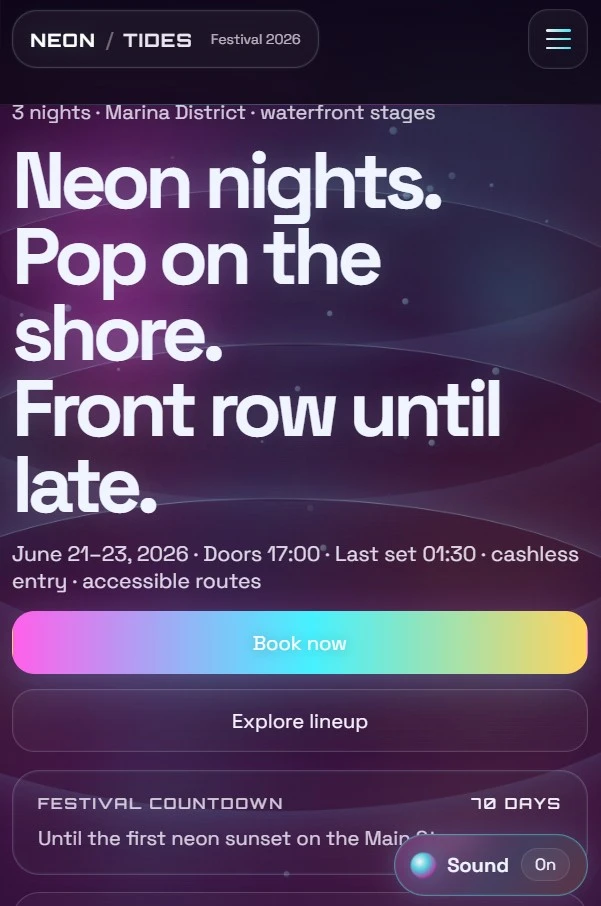 Neon Tides Festival anteprima mobile