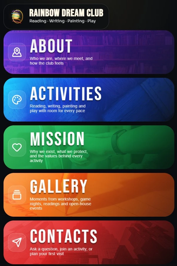 Rainbow Dream Club anteprima mobile